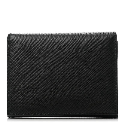 Prada Saffiano Card Holder Black 1 of 8
