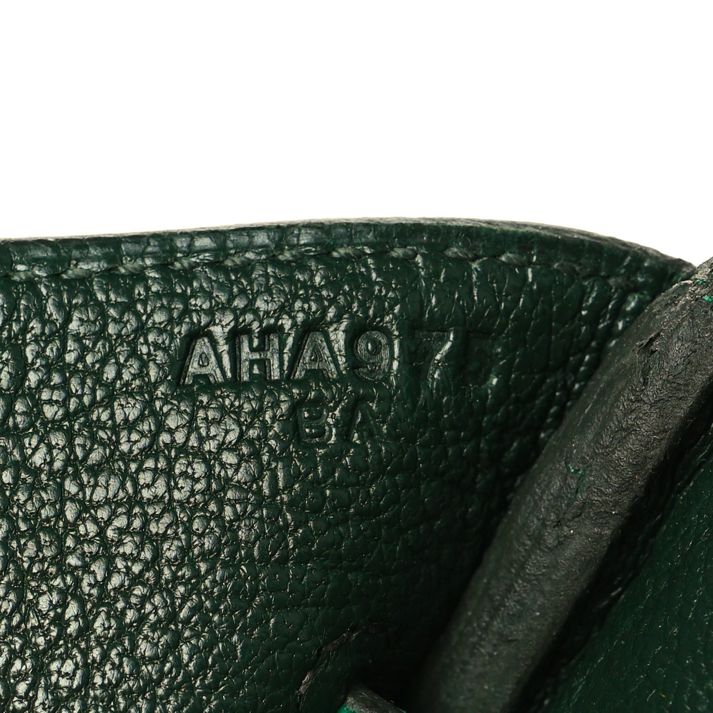 Togo Verson Birkin 30 Vert Vertigo Vert Fonce