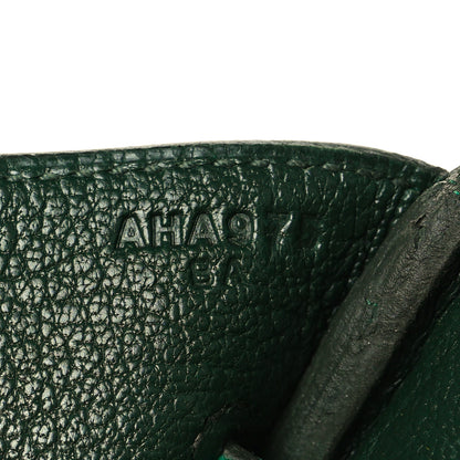 Hermes Togo Verson Birkin 30 Vert Vertigo Vert Fonce 7 of 12