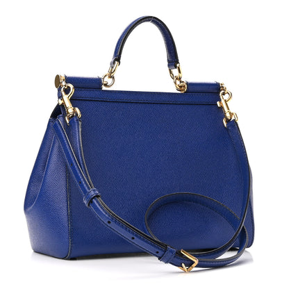 Dolce & Gabbana Dauphine Medium Miss Sicily Satchel Blue 2 of 8