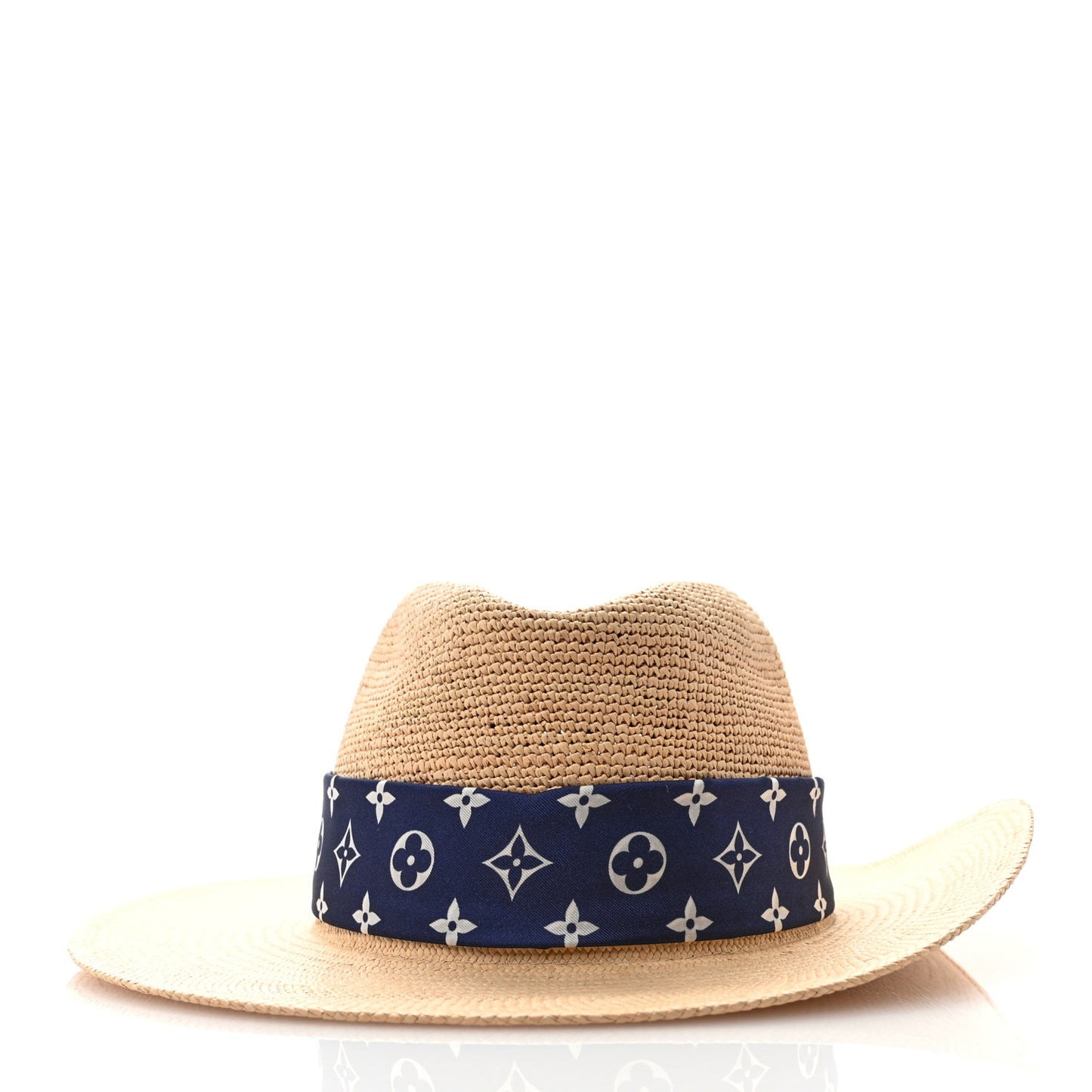 Raffia Panama Fedora M Natural