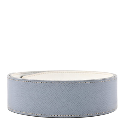 Hermes Epsom 42mm Belt Strap Bleu Lin White 2 of 6