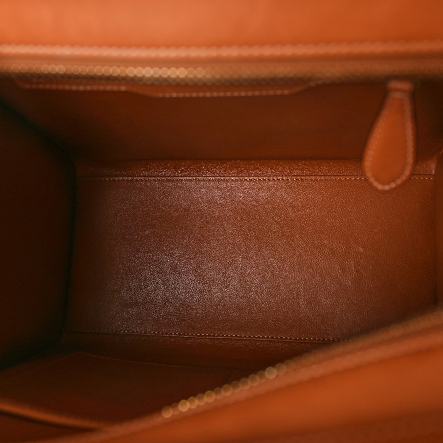 Smooth Calfskin Micro Luggage Multicolor Khaki Tan