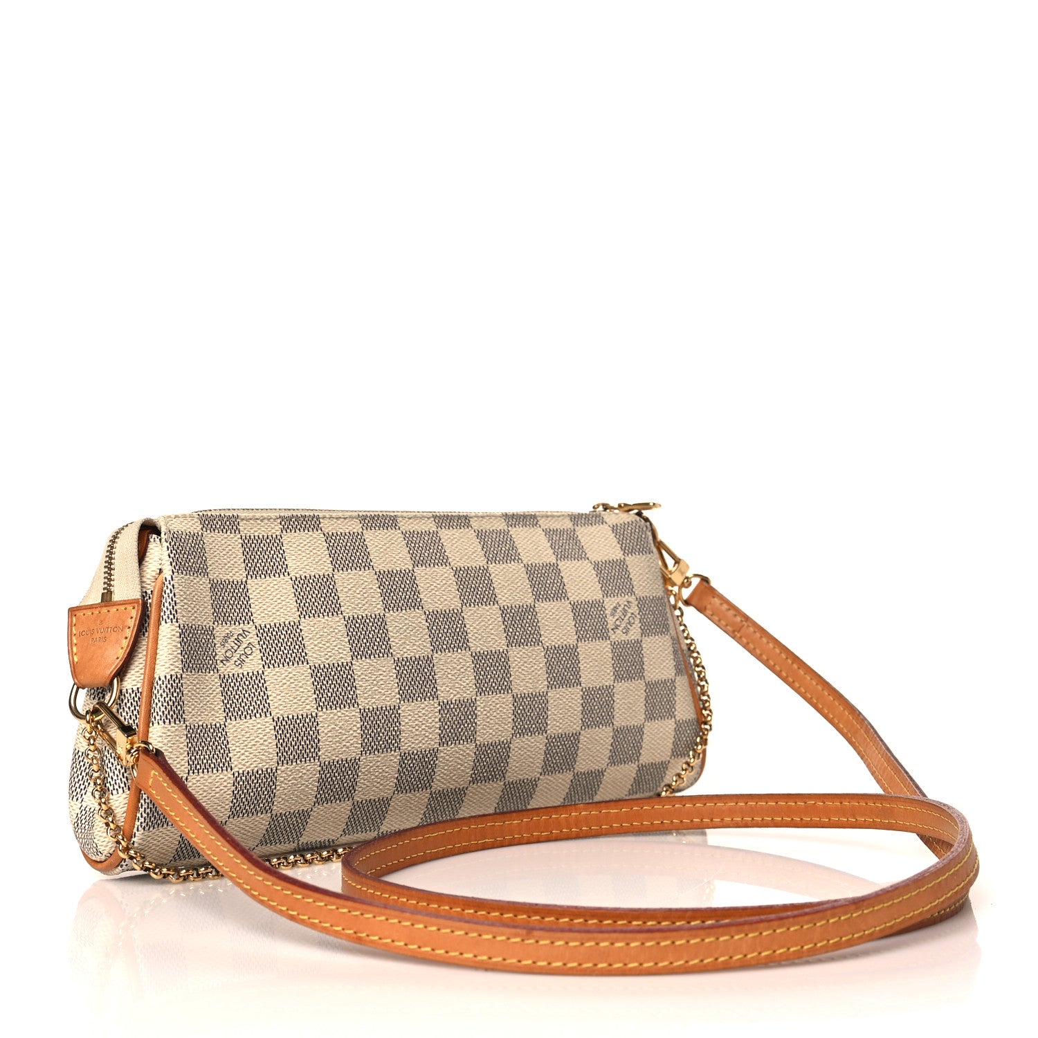 Louis Vuitton Damier Azur Eva Clutch 3 of 10