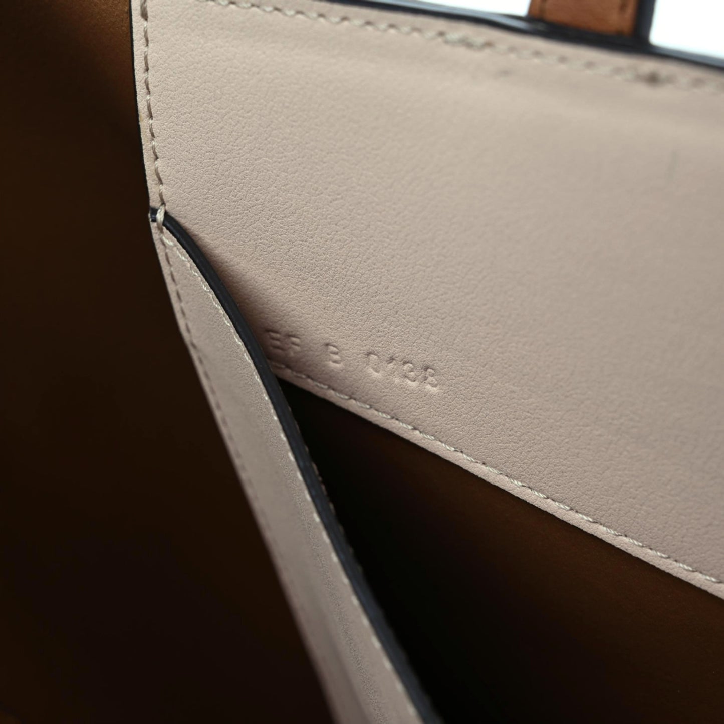 Calfskin Medium GV Shopper Tote Powder