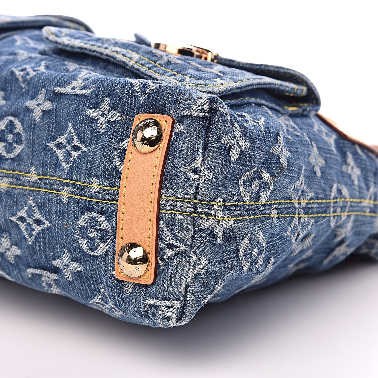 Louis Vuitton Monogram Denim Baggy PM Blue 9 of 12