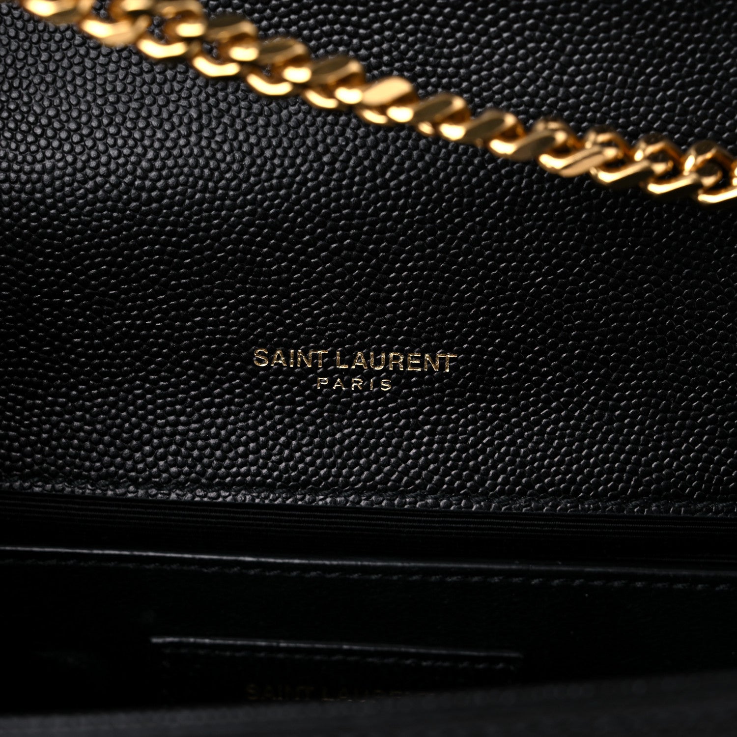 Saint Laurent Grain De Poudre Small Monogram Kate Satchel Black 6 of 12