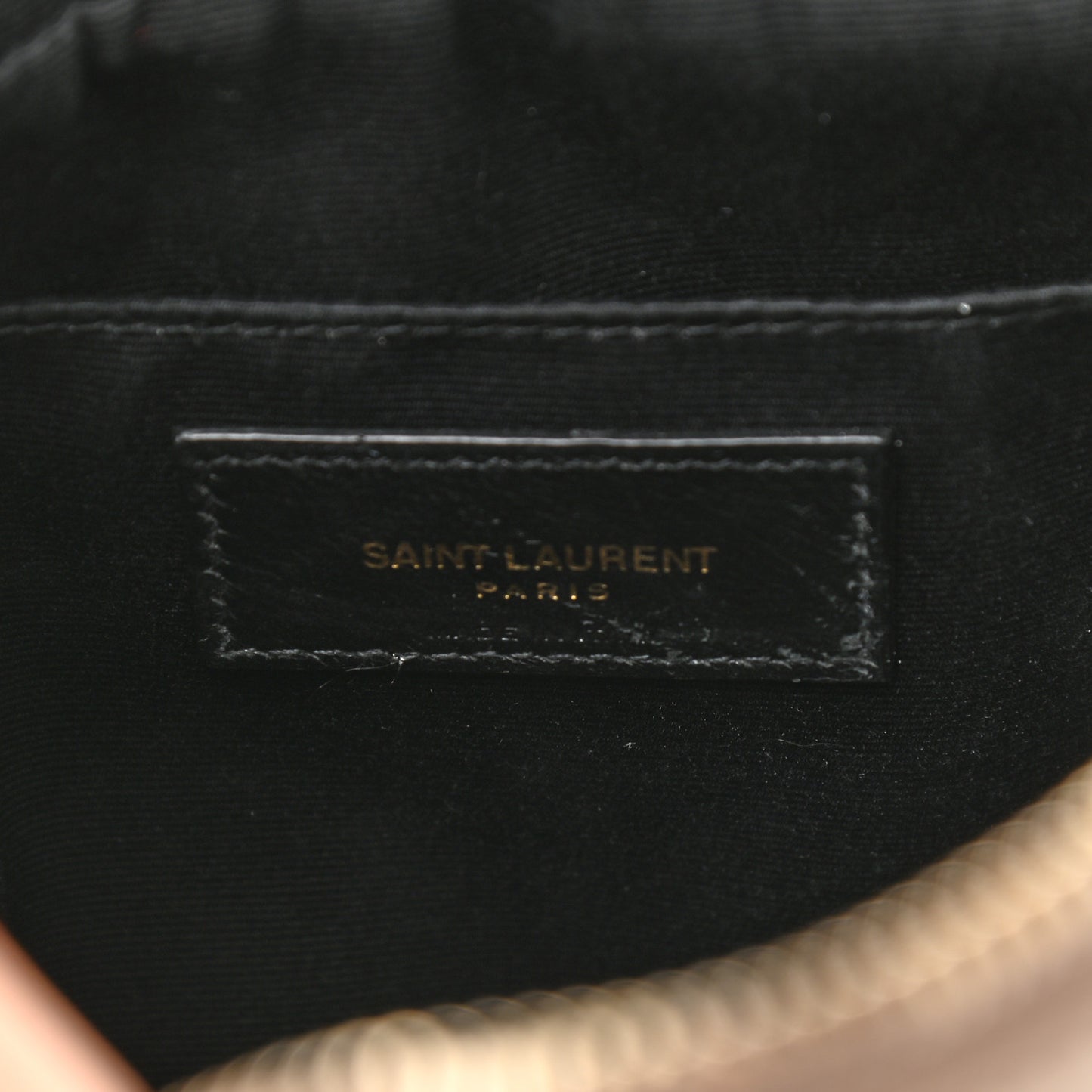 Calfskin Matelasse Monogram Lou Camera Bag Dark Beige