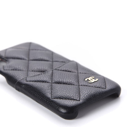 Chanel Caviar Quilted iPhone X Coco Tech Case Black 4 of 10