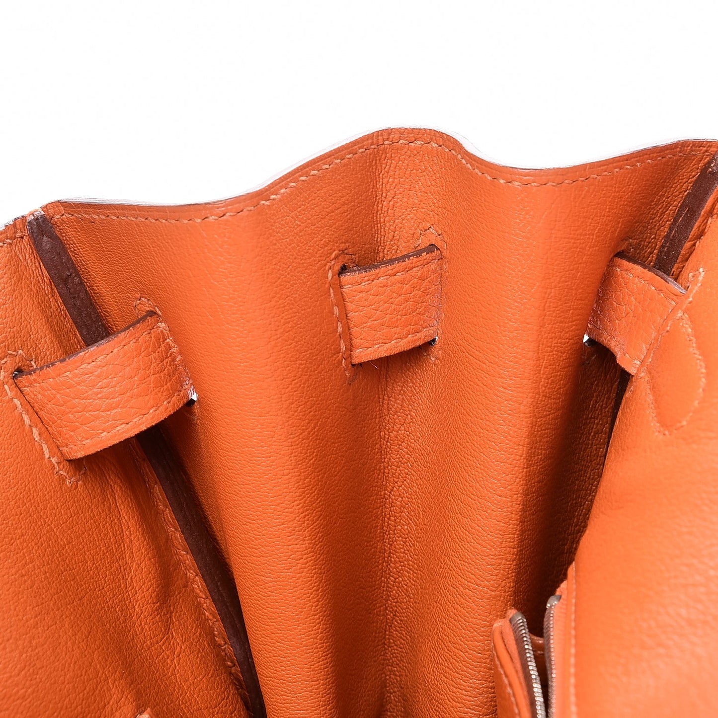 Taurillon Clemence Birkin 40 Orange