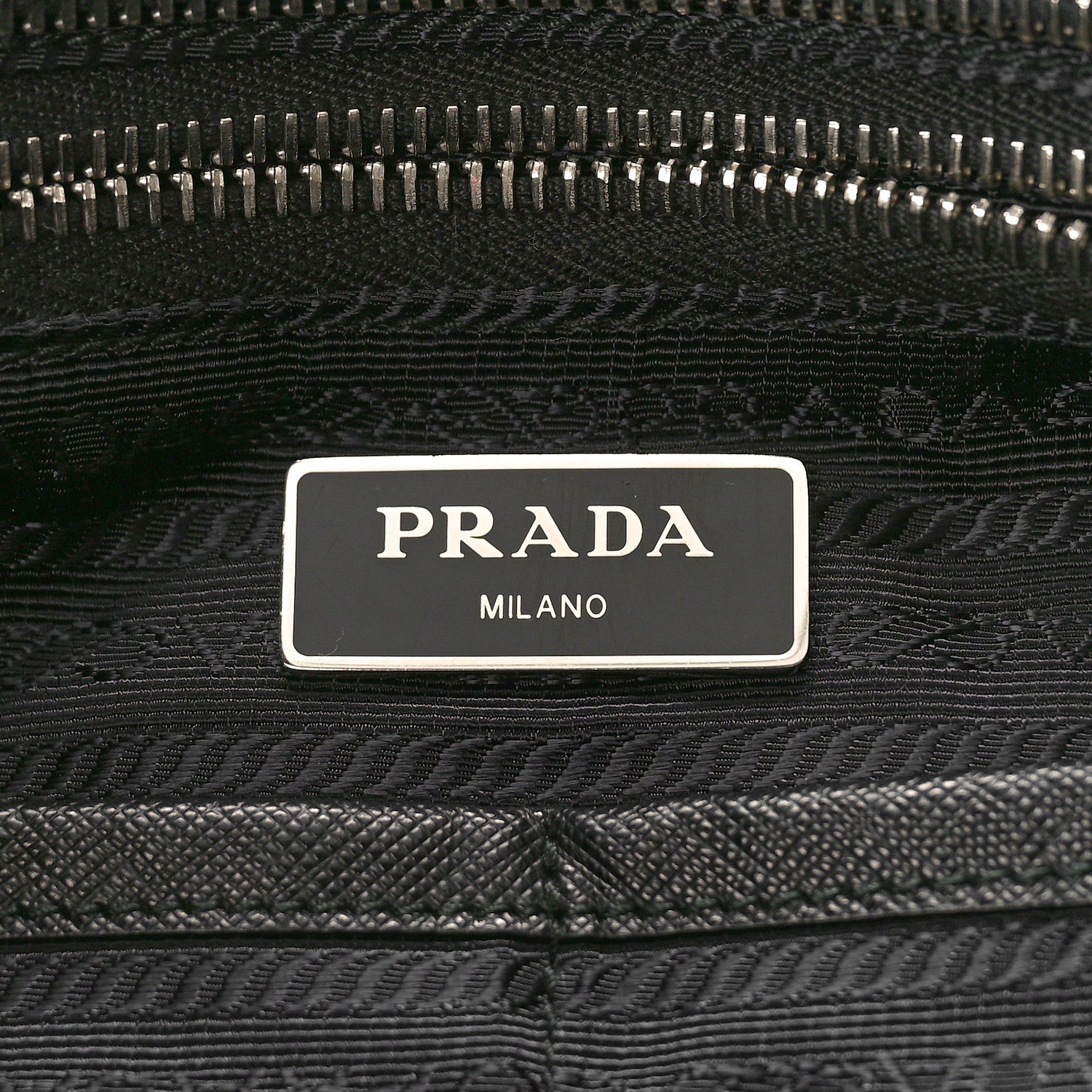 Prada Nylon Vela Baby Bag Black 7 of 12