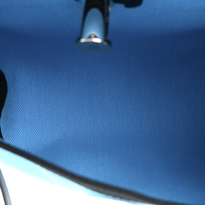 Hermes Military Toile Vache Hunter Herbag Zip Retourne 20 Bleu Riviera Black 5 of 11