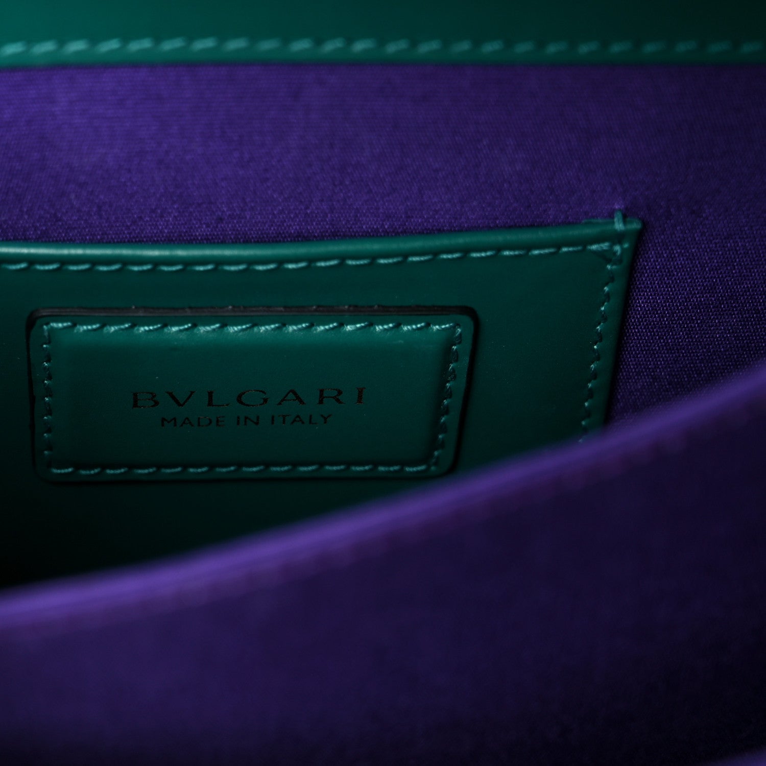 Bulgari Calfskin Serpenti Forever Top Handle Emerald Green 10 of 19