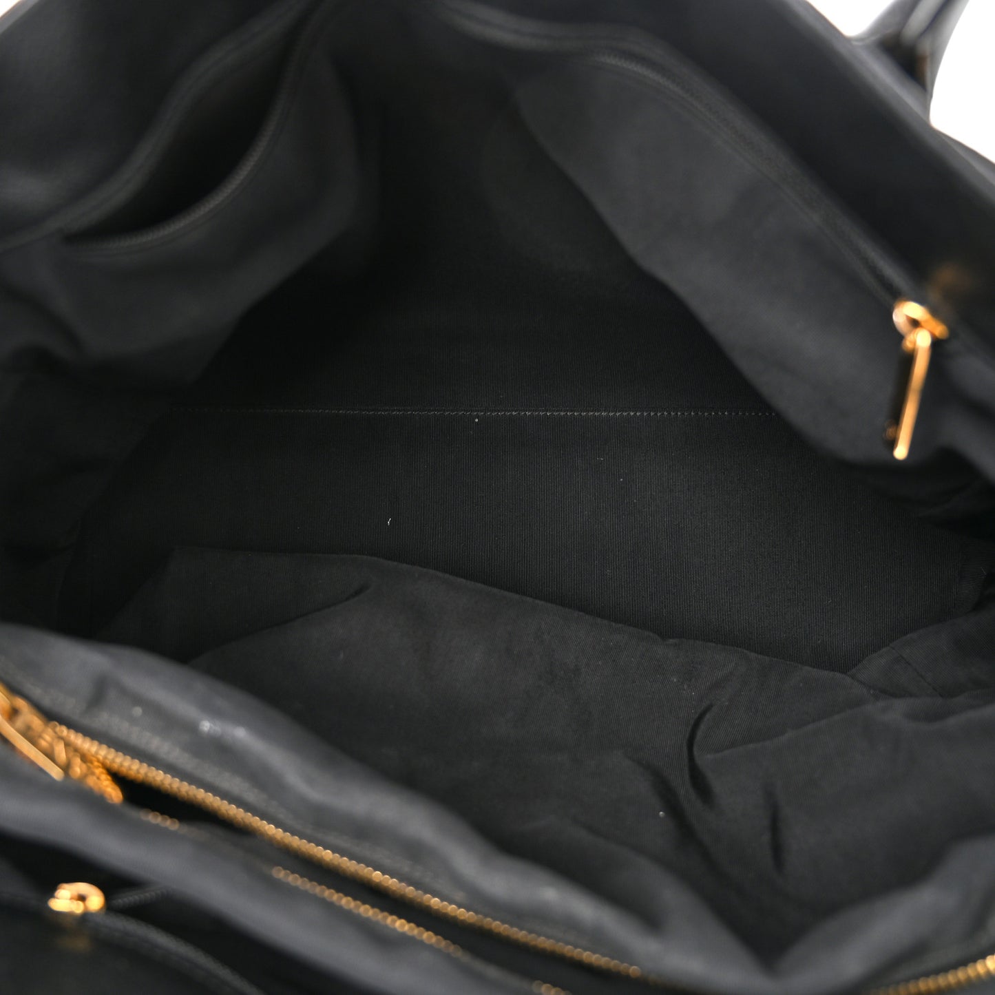 Calfskin Cerf Executive Shopper Tote Black