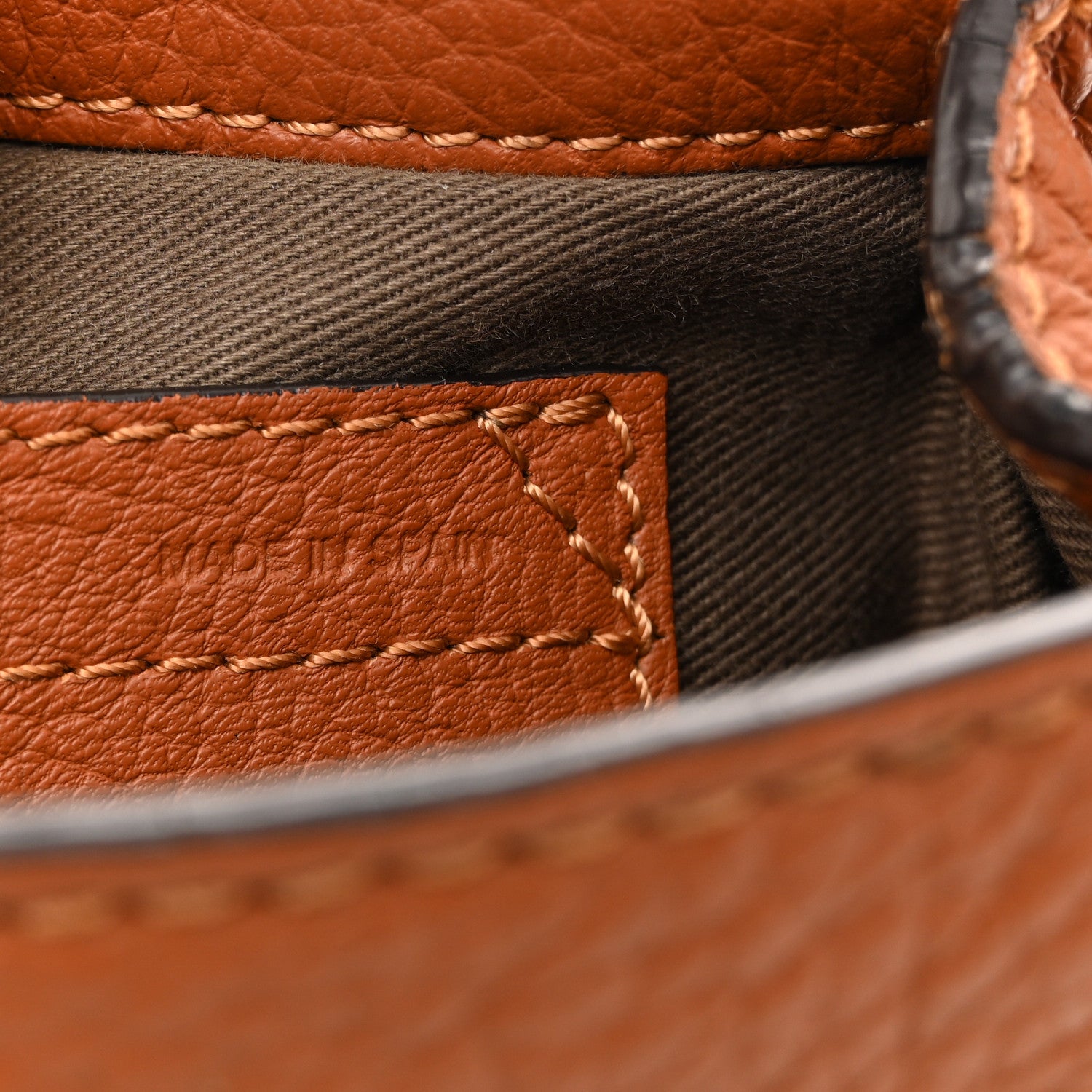 Chloe Calfskin Mini Marcie Round Crossbody Bag Tan 7 of 15