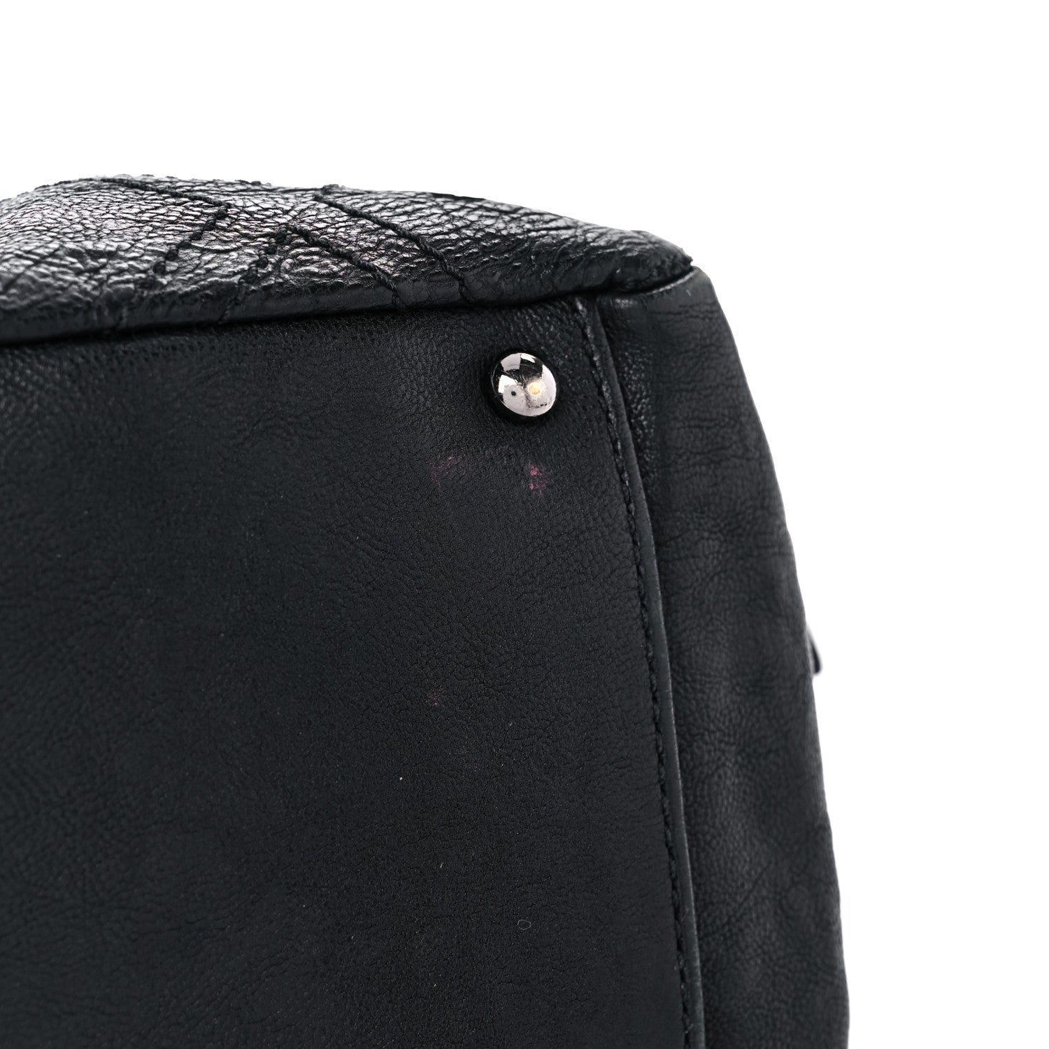 Chanel Calfskin Large Diamond Stitch Tote Black 10 of 25