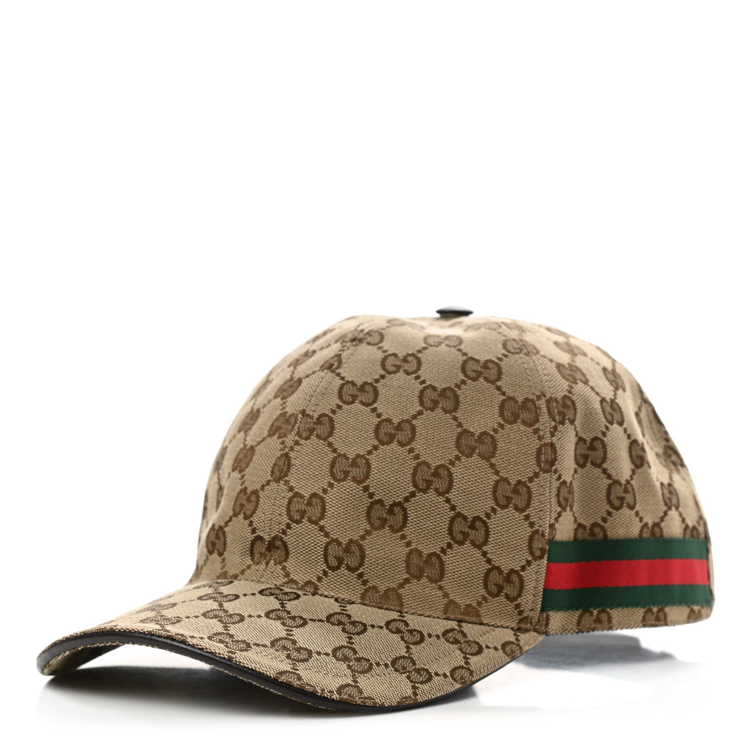 Gucci Monogram Web Baseball Hat L Beige Cocoa 1 of 9