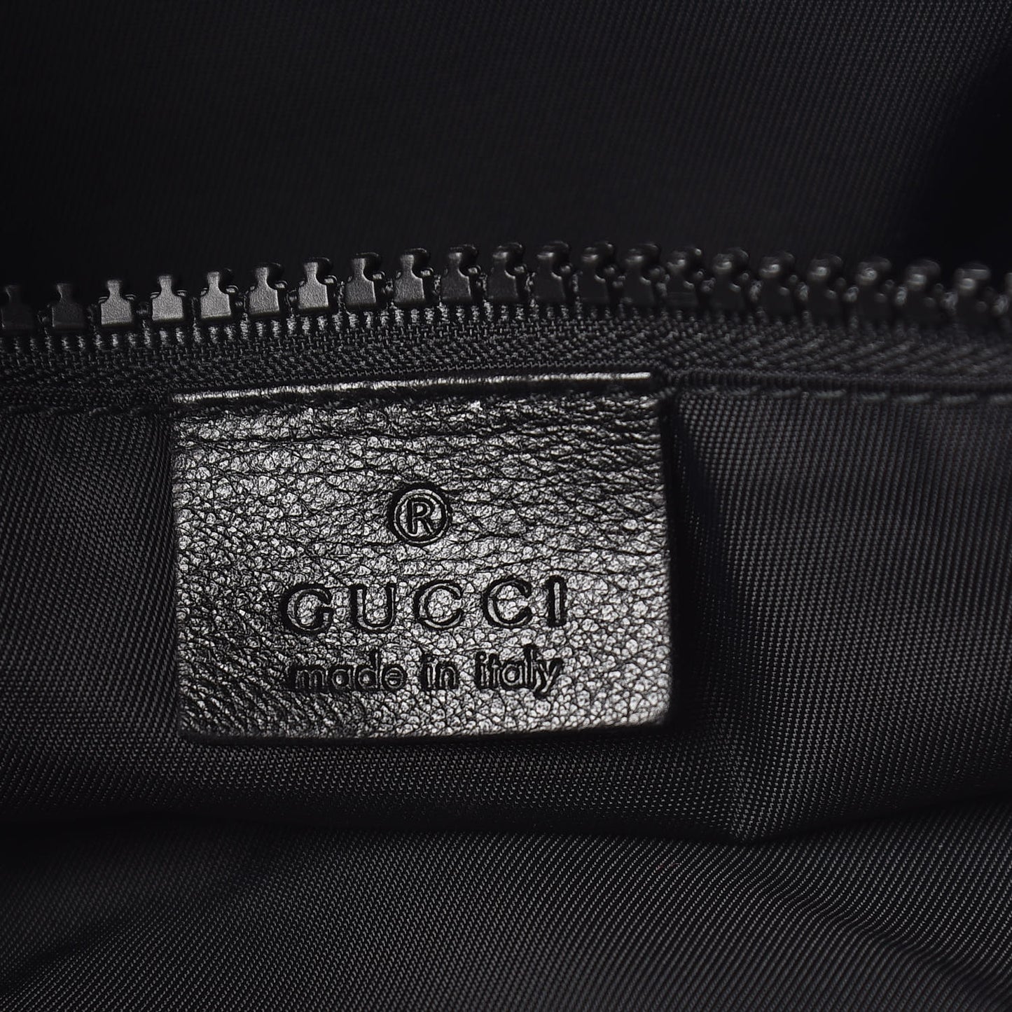 Nylon Web Interlocking G Messenger Bag Black