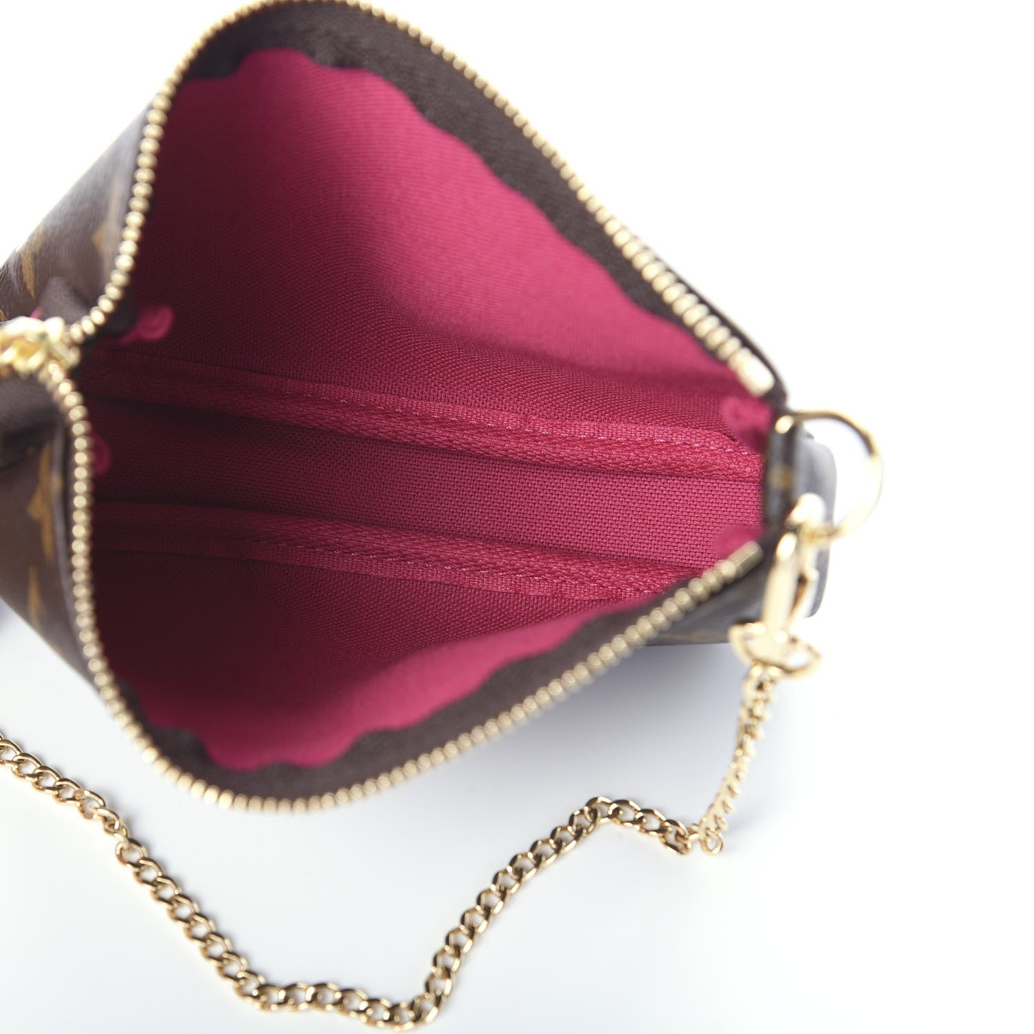 Louis Vuitton Monogram 2020 Christmas Animation Roller Coaster Mini Pochette Accessories Pivoine 4 of 7