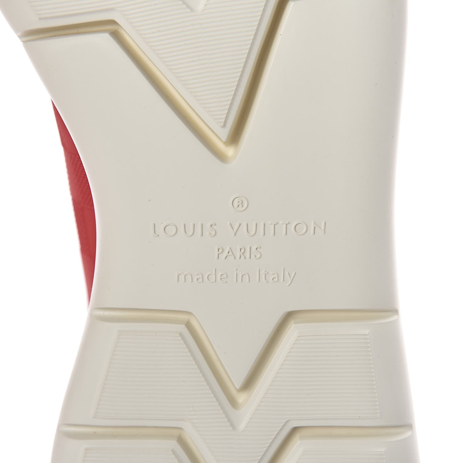 Louis Vuitton Rubber Mesh Suede Damier Fastlane Low Sneakers 8 Rouge 7 of 7