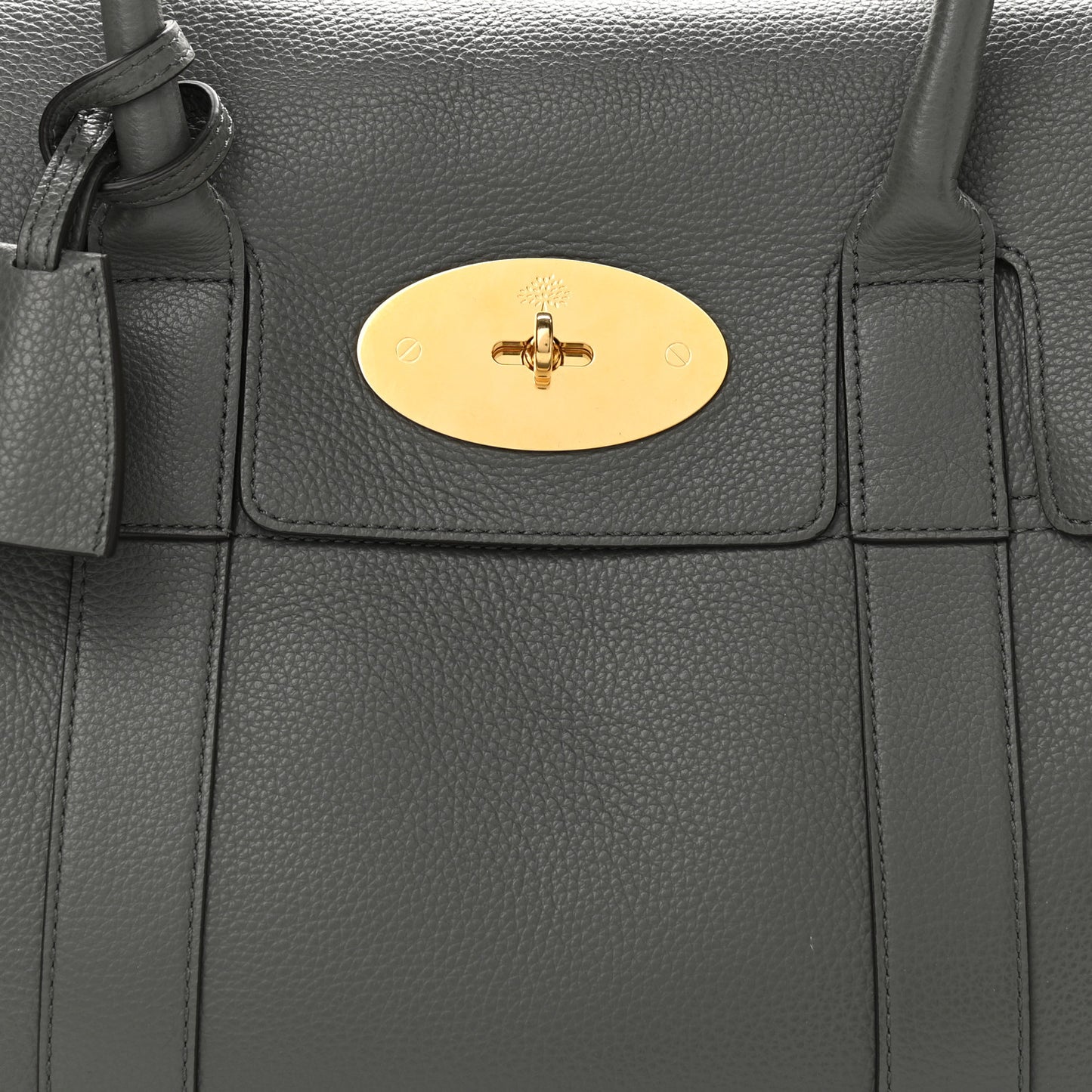 Classic Grain Calfskin Bayswater Dark Grey