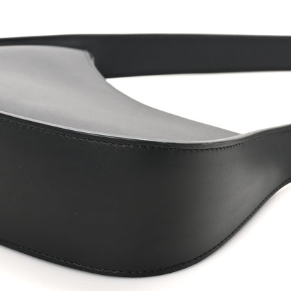 The Row Smooth Calfskin Half Moon Shoulder Bag Black 9 of 9