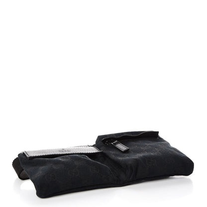 Gucci GG Monogram Double Pocket Belt Bag Black 4 of 7