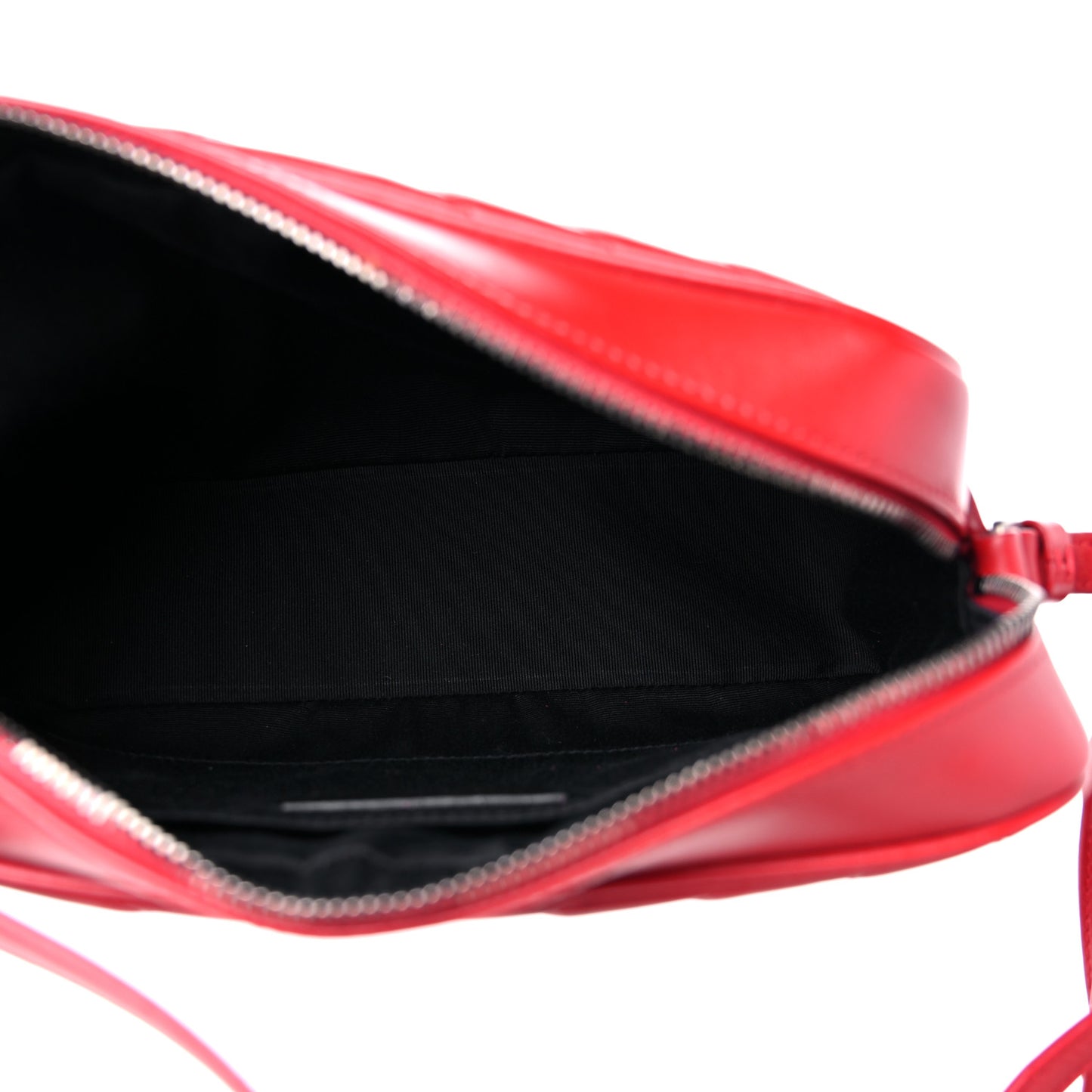 Calfskin Matelasse Monogram Lou Camera Bag Red