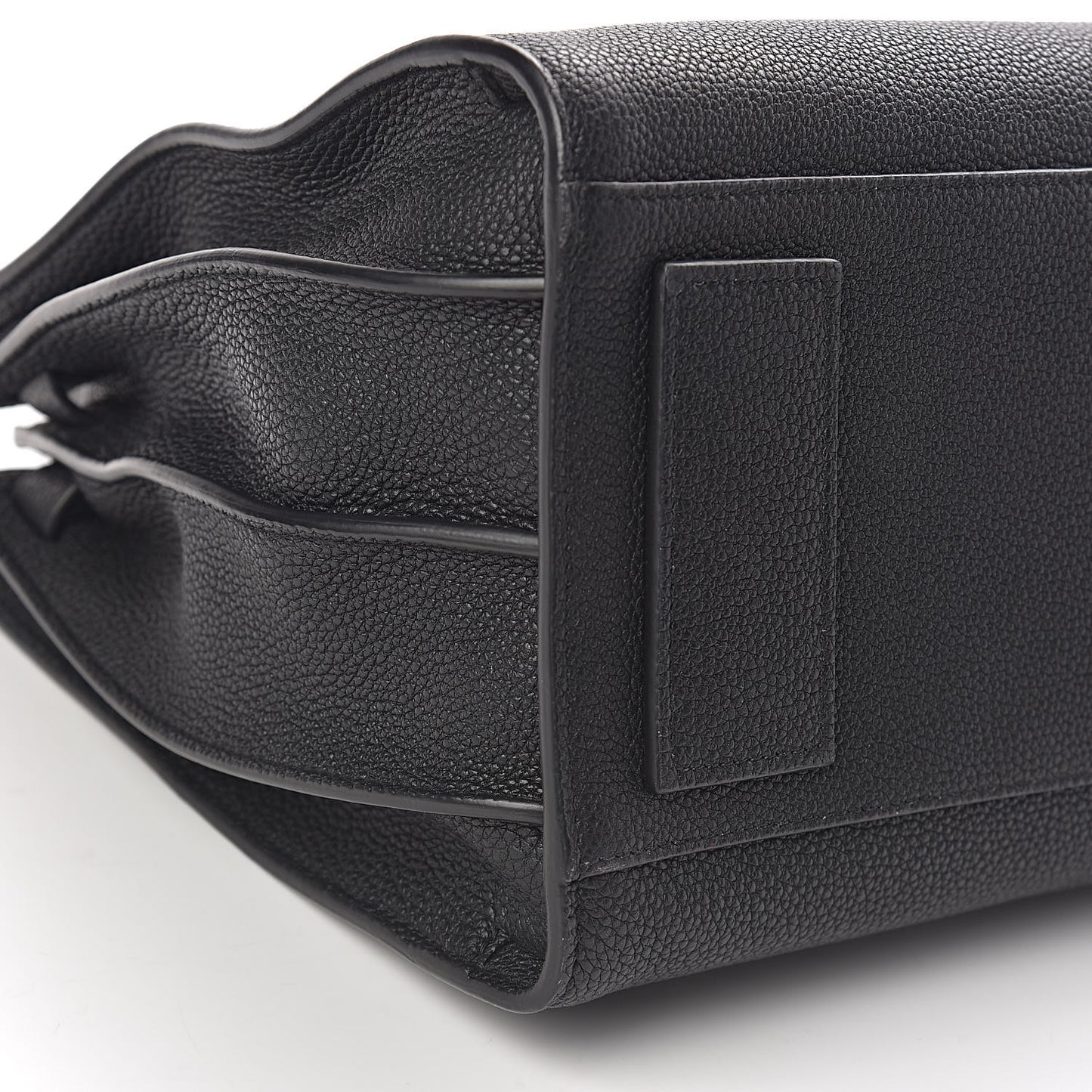 Grained Calfskin Small Supple Sac De Jour Black