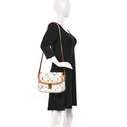 Louis Vuitton Monogram Multicolor Sologne White 2 of 10