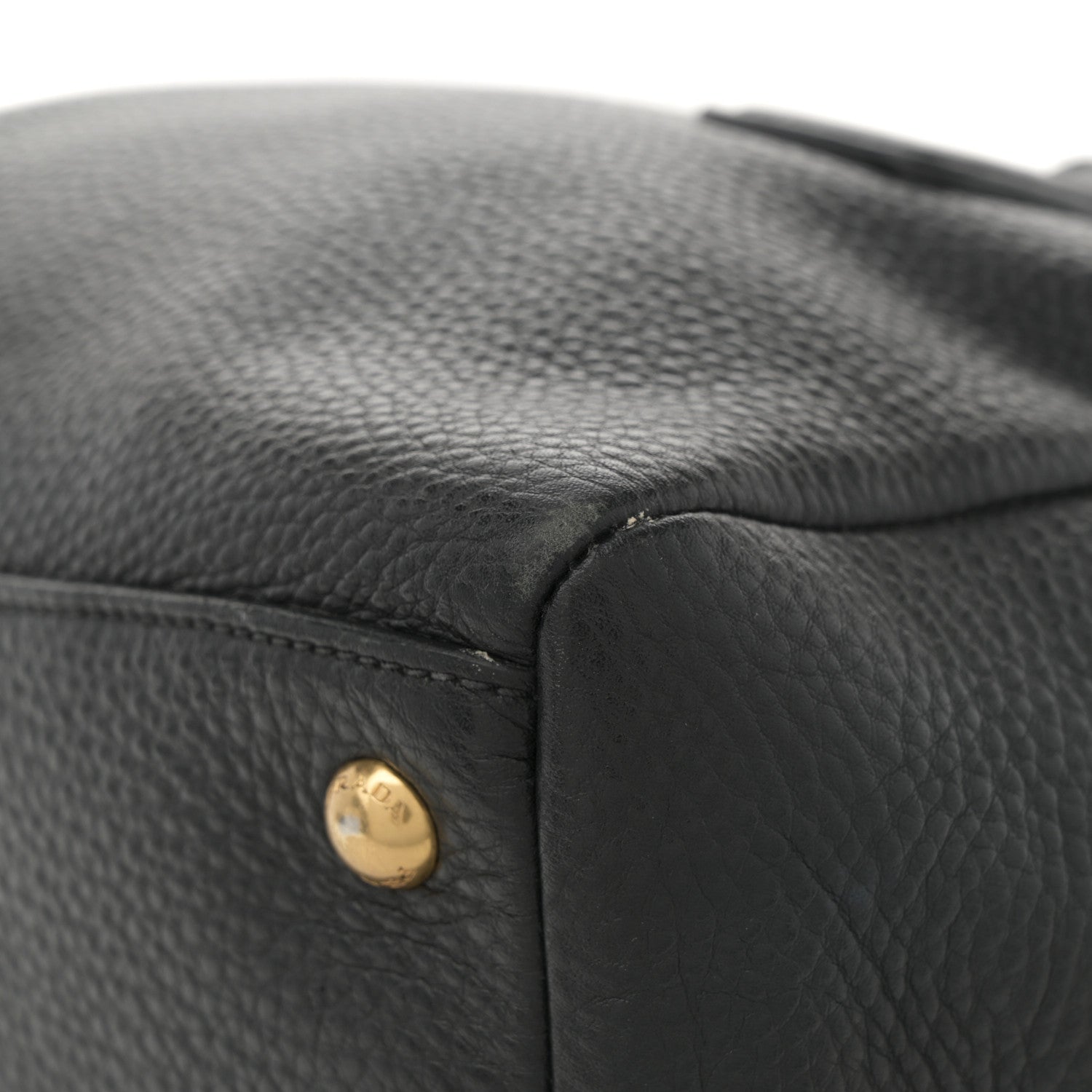 Prada Vitello Daino Bauletto Black 12 of 12