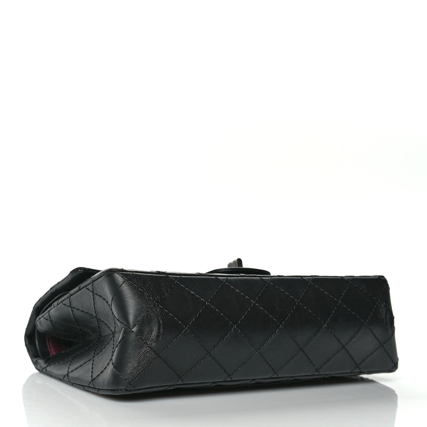Chanel Aged Calfskin Quilted 2.55 Reissue 225 Flap Black 4 of 12