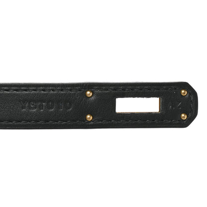 Hermes Swift Kelly Cut Clutch Pochette Black 7 of 14