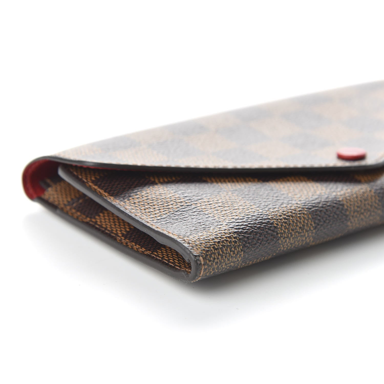 Louis Vuitton Damier Ebene Josephine Wallet Red 6 of 10