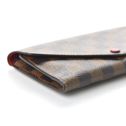 Louis Vuitton Damier Ebene Josephine Wallet Red 6 of 10