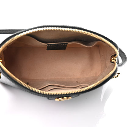 Gucci Calfskin GG Web Small Ophidia Dome Shoulder Bag Black 5 of 10