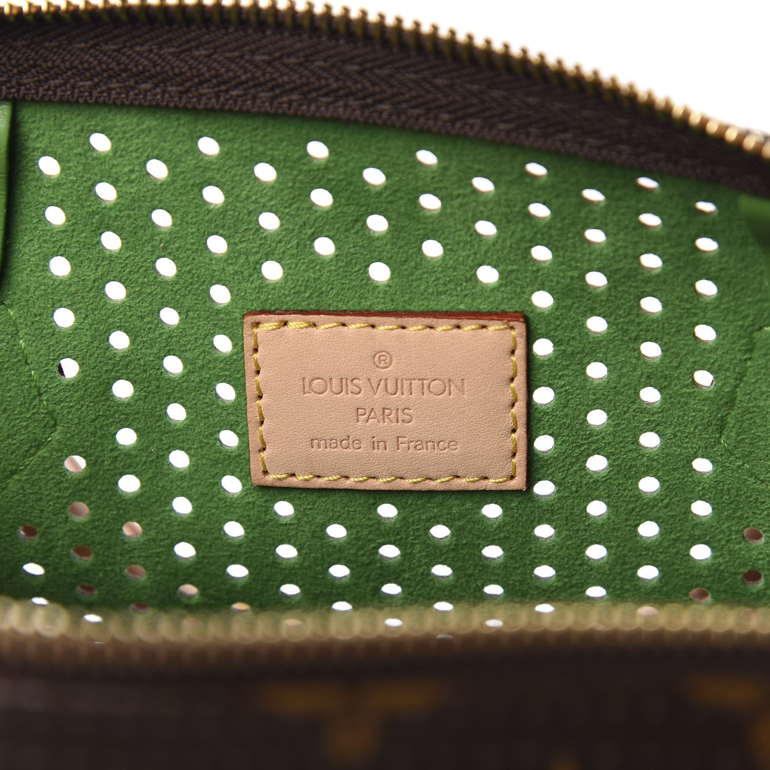 Louis Vuitton Monogram Perforated Speedy 30 Green 8 of 9