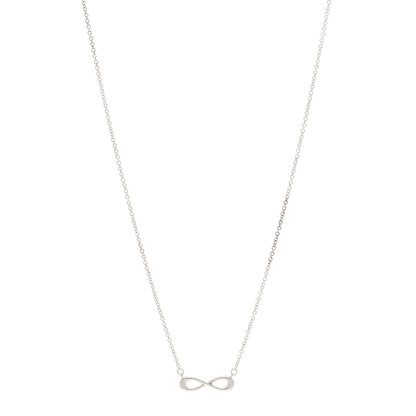 Tiffany Sterling Silver Mini Infinity Pendant Necklace 1 of 4