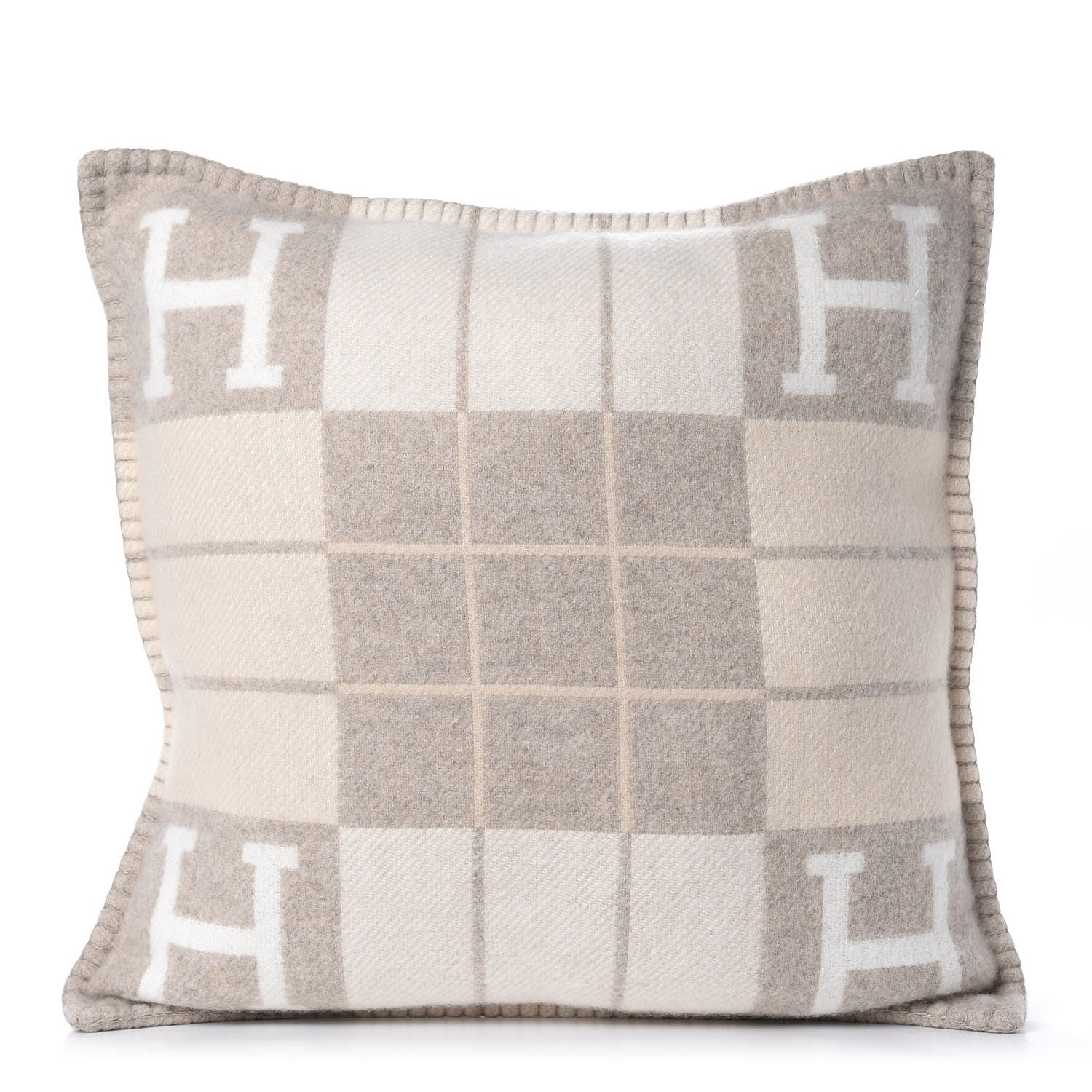 Hermes Wool Cashmere Avalon III Pillow PM Coco Camomille 1 of 4