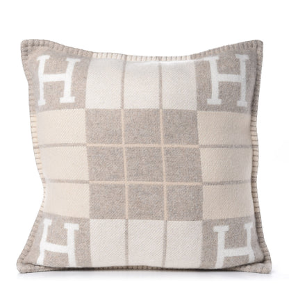 Hermes Wool Cashmere Avalon III Pillow PM Coco Camomille 1 of 4