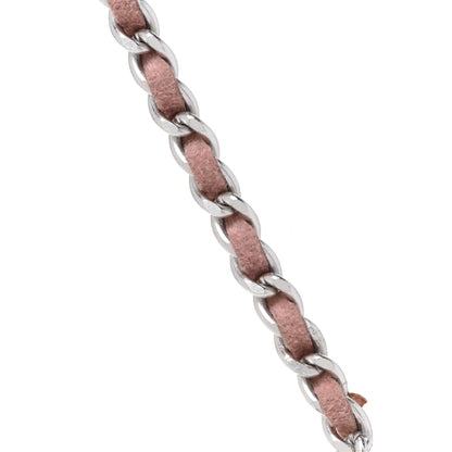 Chanel Lambskin Gripoix Poured Glass Crystal CC Charm Chain Belt Silver 6 of 7
