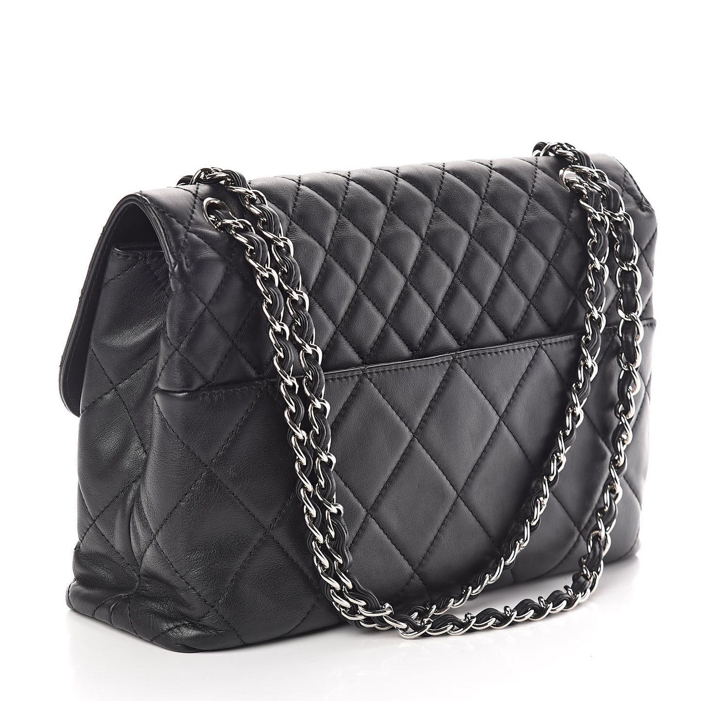 Calfskin Quilted In The Business Flap Bag Black