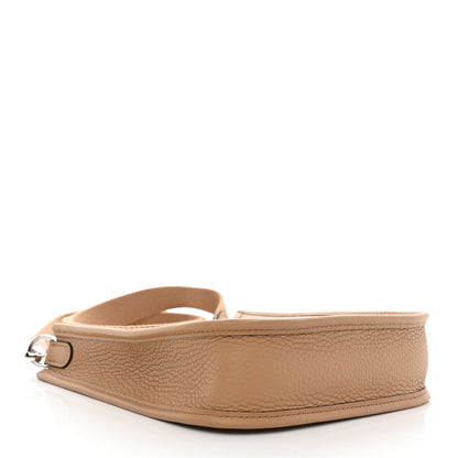 Hermes Taurillon Clemence Amazone Evelyne TPM Chai 4 of 11