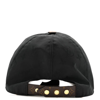 Louis Vuitton Polyester Silk Monogram LV Get Ready Cap M Black 6 of 9