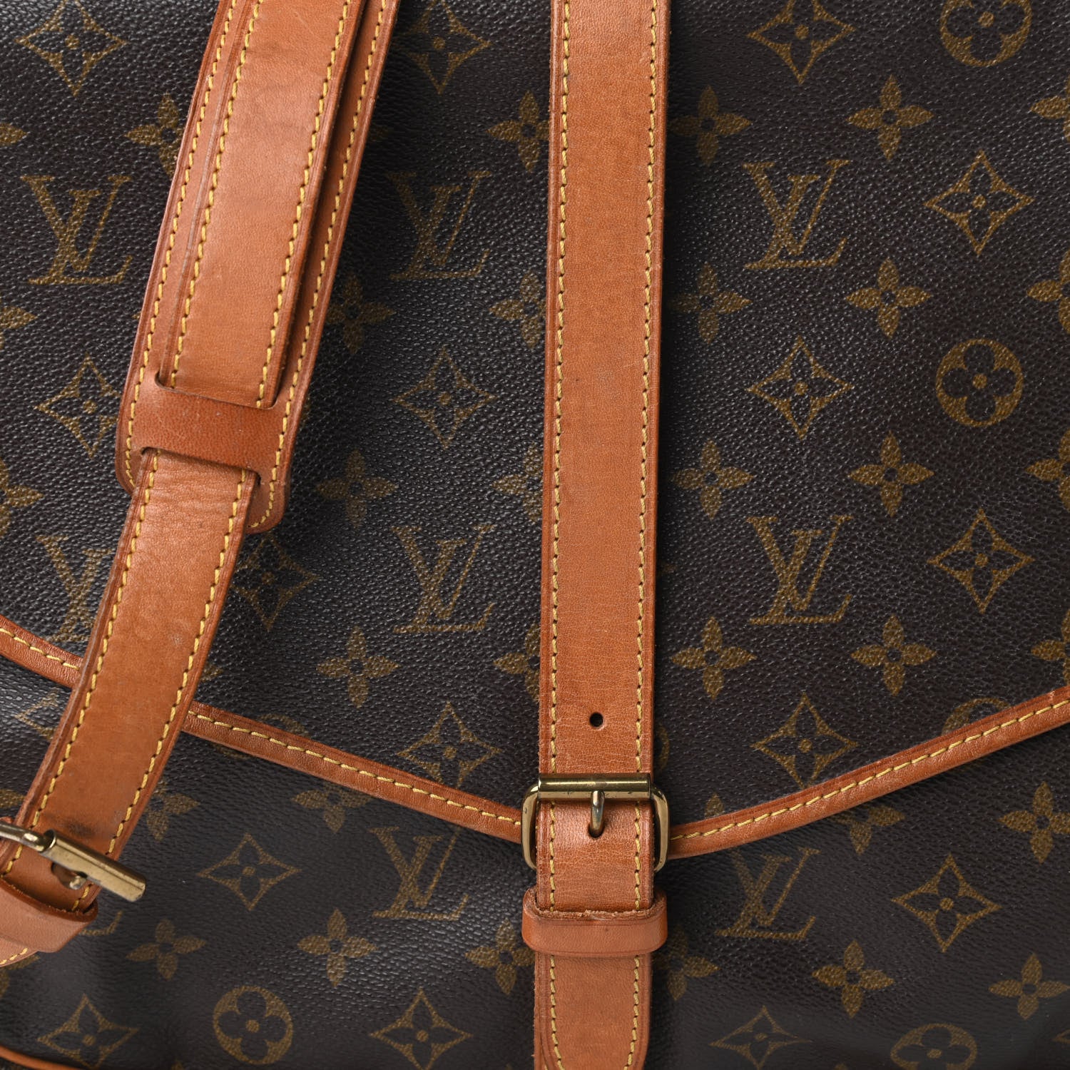 Louis Vuitton Monogram Saumur 35 10 of 10