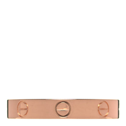 Cartier 18K Pink Gold 3.5mm LOVE Wedding Band Ring 57 8 1 of 4