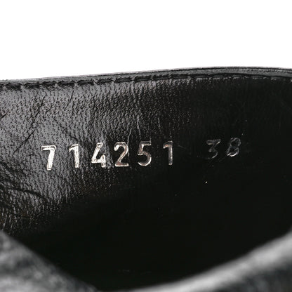 Balenciaga Agneau Arena Cagole 70mm Slingback Pumps 38 Black 8 of 9