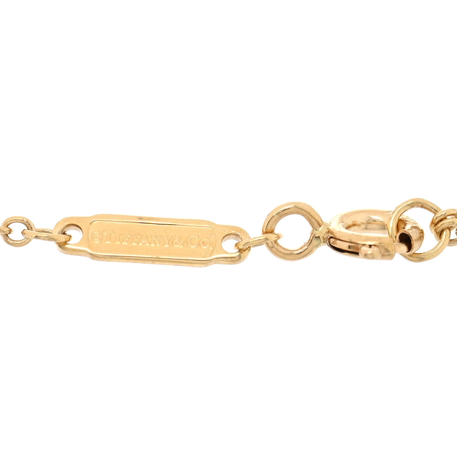 Tiffany 18K Yellow Gold Sterling Silver Return to Tiffany Love