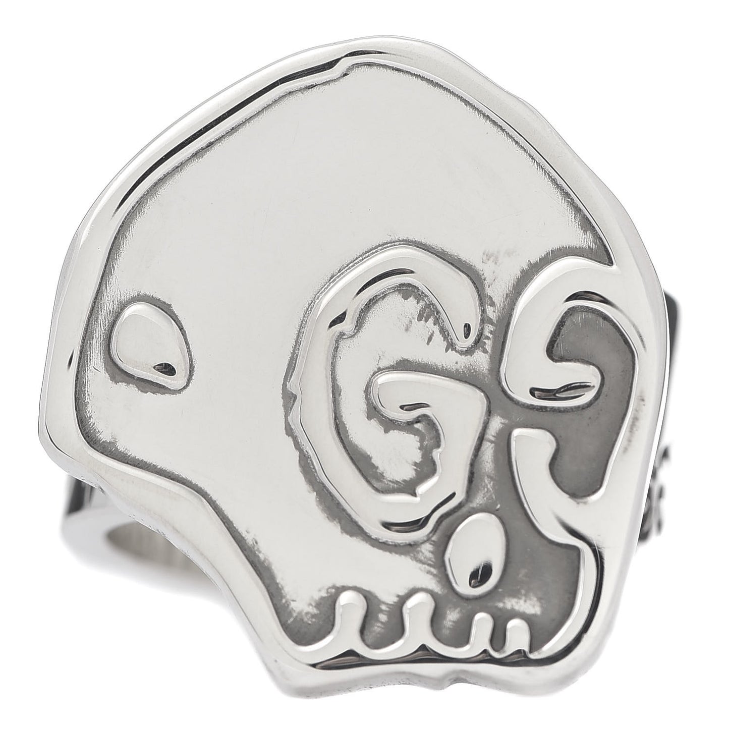 Sterling Silver GucciGhost Hamlet Skull Ring 60 9