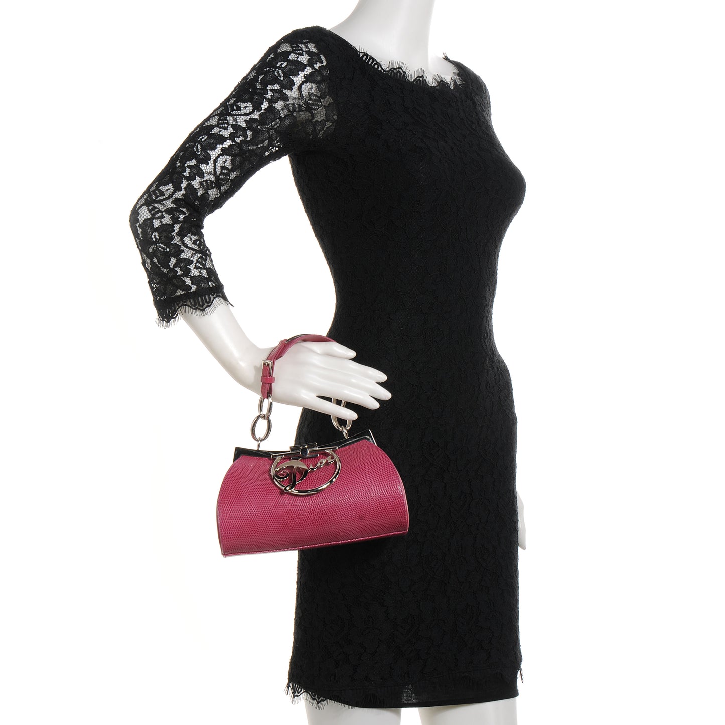 Lizard Diva Bag Pink